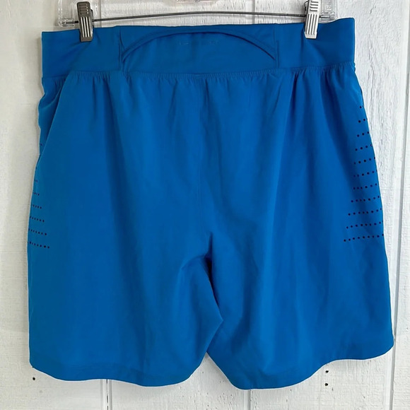 Under Armour Men’s Size Large 7" Royal Blue Shorts W/ Liner and Rear Pocket NWT - Picture 7 of 10